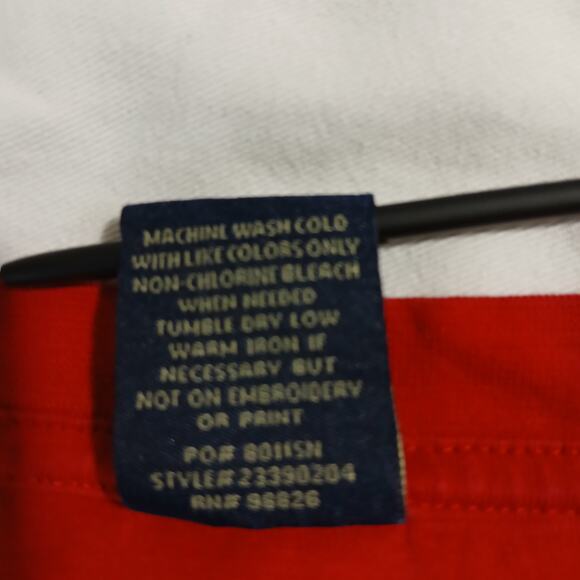 U.S. Polo ASSN. Men's 4XLT Red Short-Sleeved 100% Cotton T-Shirt front Pocket - Picture 8 of 8